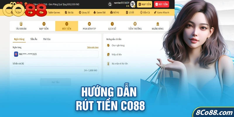 Trang Chủ 8 Hướng dẫn rút tiền CO88